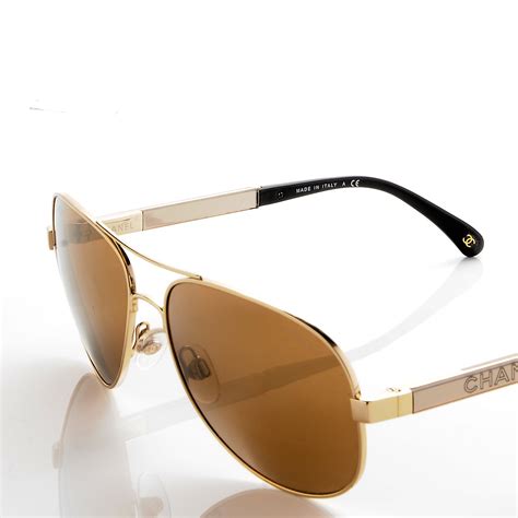 chanel sunglasses aviators|chanel aviator sunglasses women's.